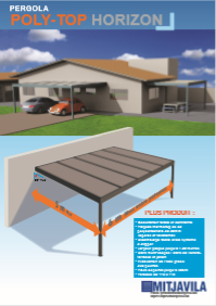 Pergola Poly-Top Horizon 3